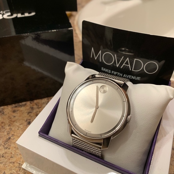 Movado Other - Men’s Movado bold silver tone